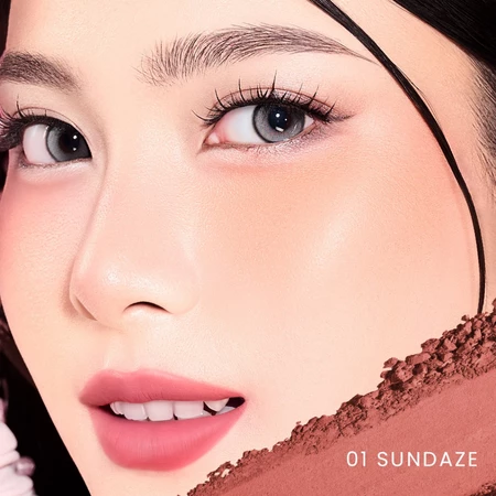 Hanasui Next Level Bouncy Blush Shade Sundaze (01)