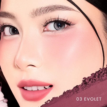 Hanasui Next Level Bouncy Blush Shade Evolet (03)