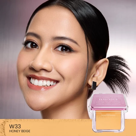 Hanasui Next Level Powder Foundation W33 Honey Beige