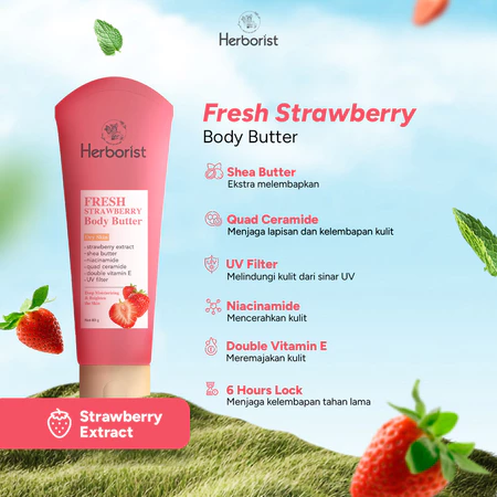 Herborist Body Butter Strawberry Sorbet
