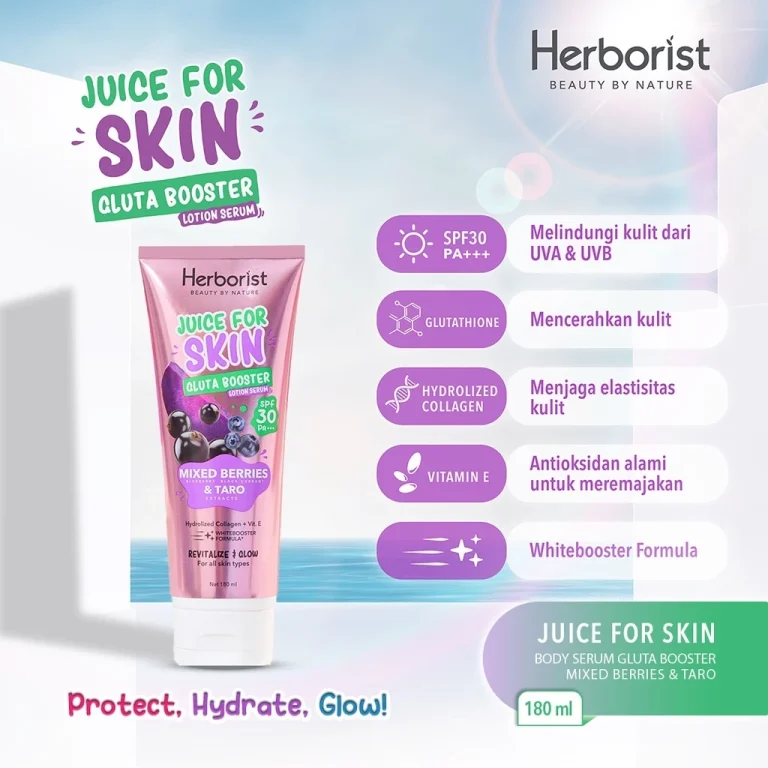 Herborist Juice For Skin Gluta Booster MIXED BARRIES 180ML
