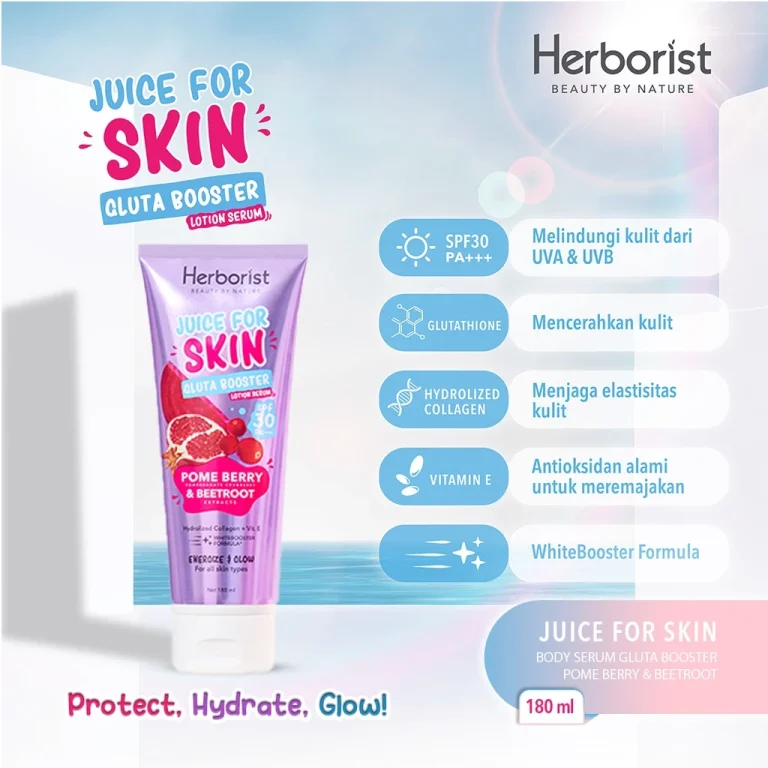 Herborist Juice For Skin Gluta Booster POME BERRY 180ML