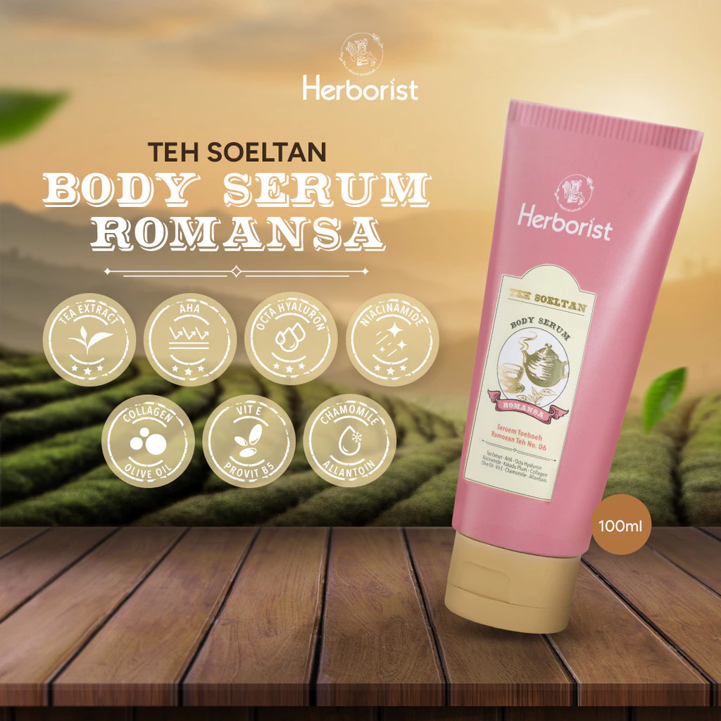 Herborist Teh Soeltan Body Serum Romansa 100ml
