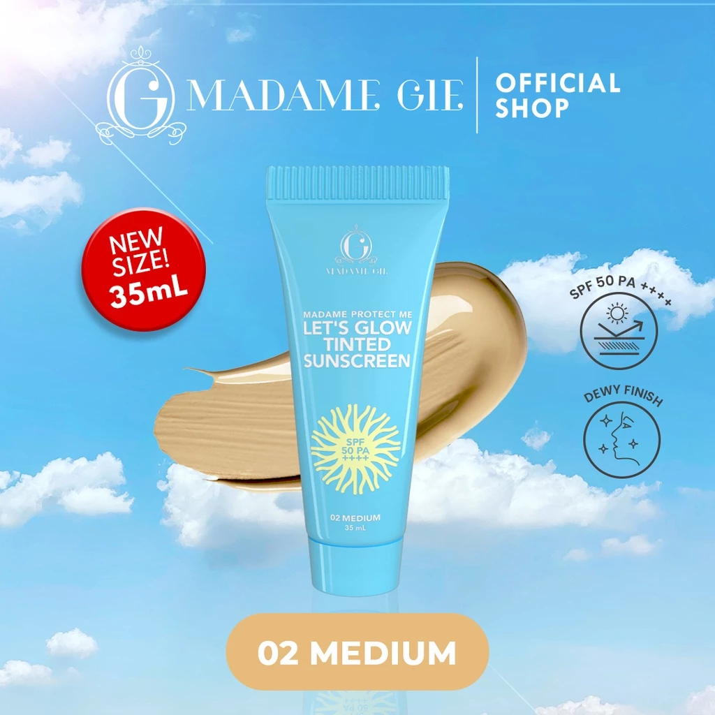 Madame Gie Lets Glow Tinted Sunscreen 35Ml (Medium)