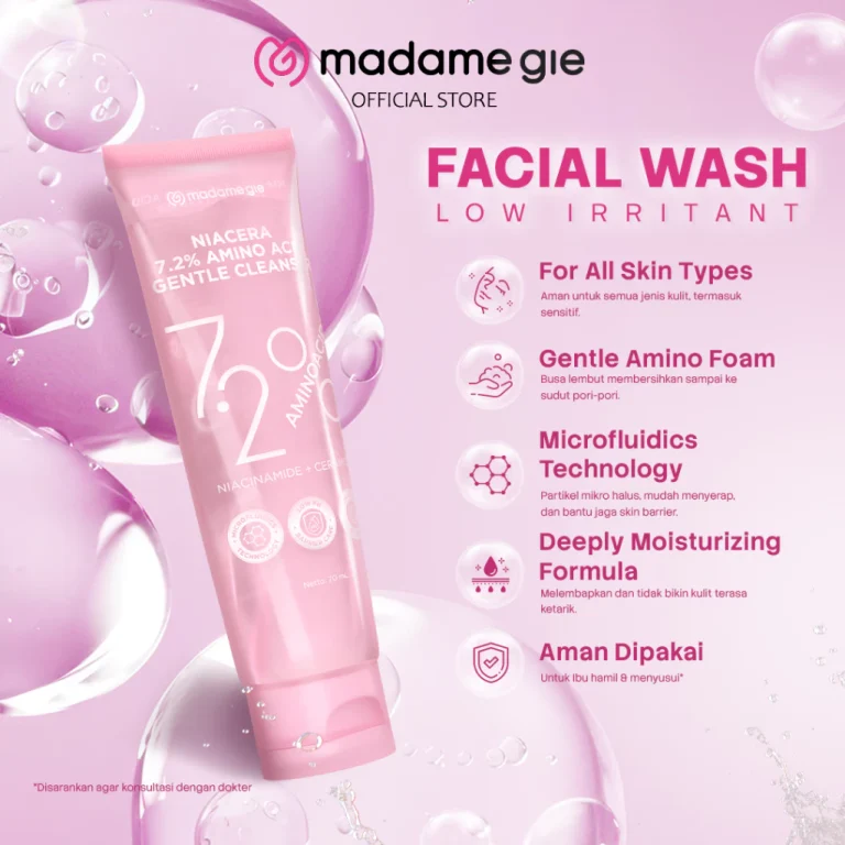 Madame Gie Niacera 7.2% Amino Acid Gentle Cleanser 70ml