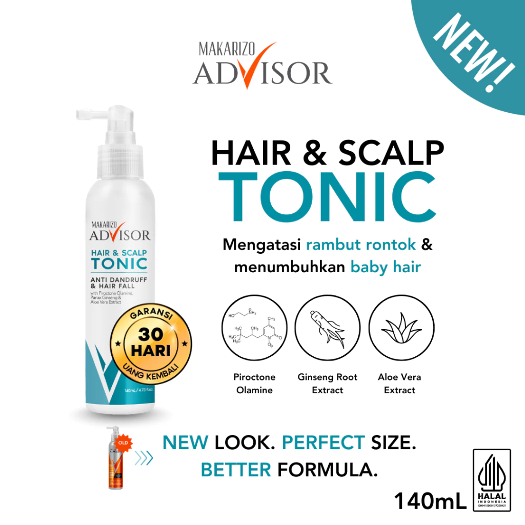 Makarizo Advisor Anti-Hair Fall Defense Hair & Scalp Tonic 145ml