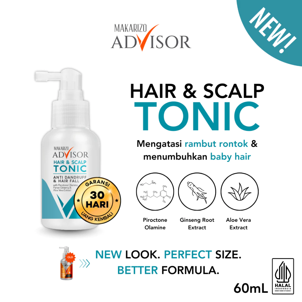 Makarizo Advisor Anti-Hair Fall Defense Hair & Scalp Tonic 65ml