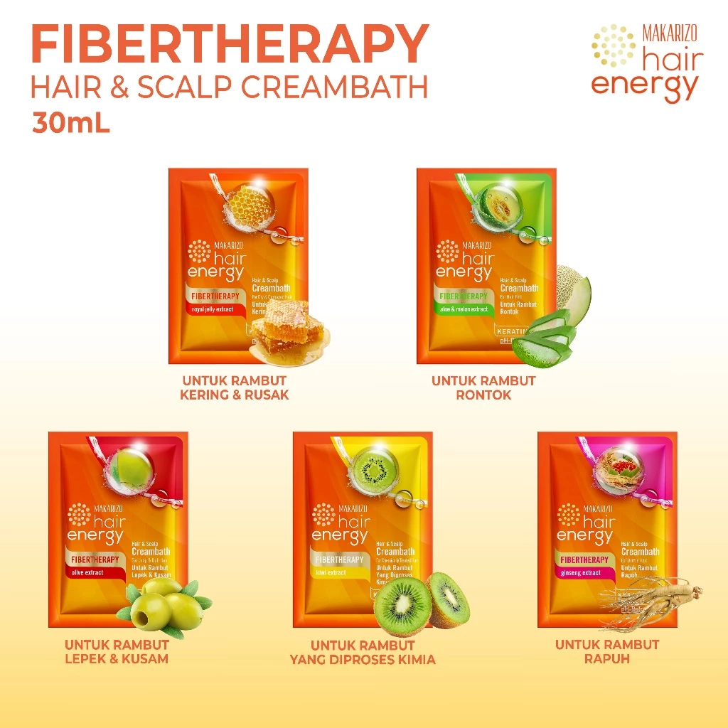 Makarizo Hair Energy Creambath 30g