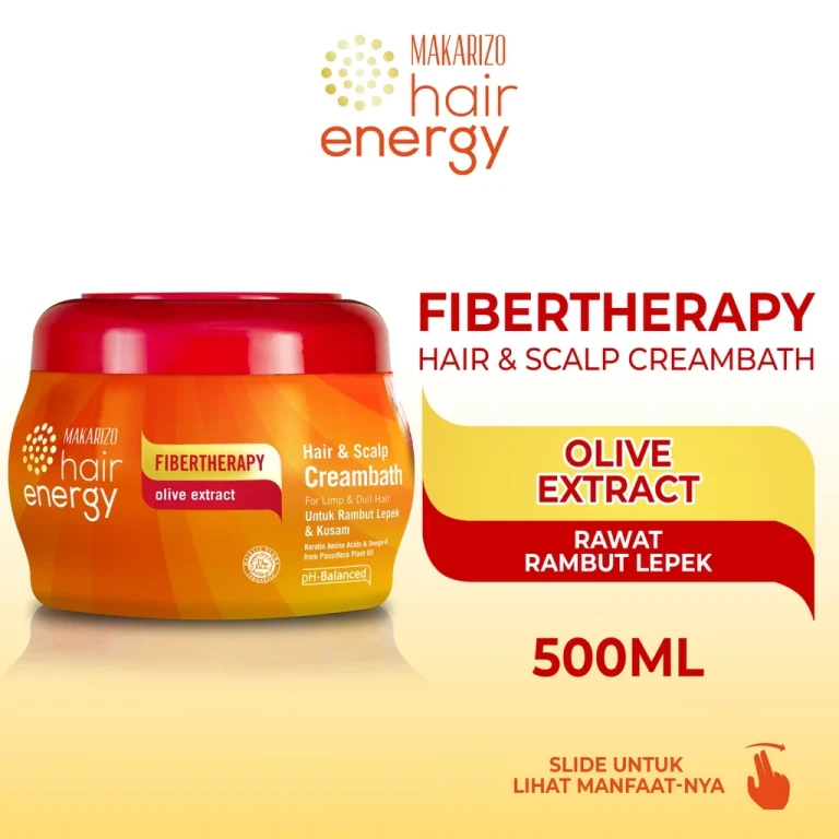 Makarizo Hair Energy Creambath 500g Olive