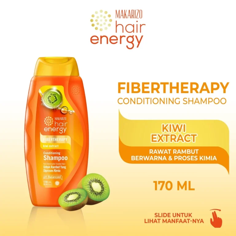 Makarizo Hair Energy Fiberteraphy Conditioning Shampoo 170 Ml Kiwi