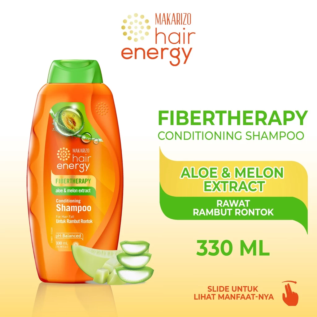Makarizo Shampo Aloe Melon 330Ml