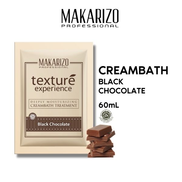 Makarizo Professional Texture Experience Creambath Black Chocolate 60ml