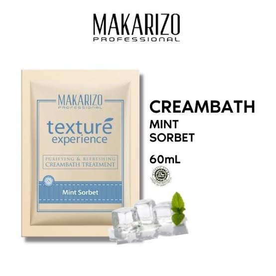 Makarizo Professional Texture Experience Creambath Mint Sorbet 60ml