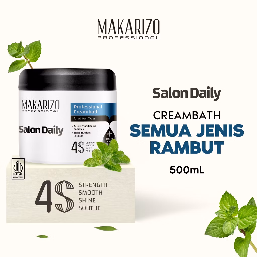Makarizo Professional Salon Daily Hair Creambath 500ml