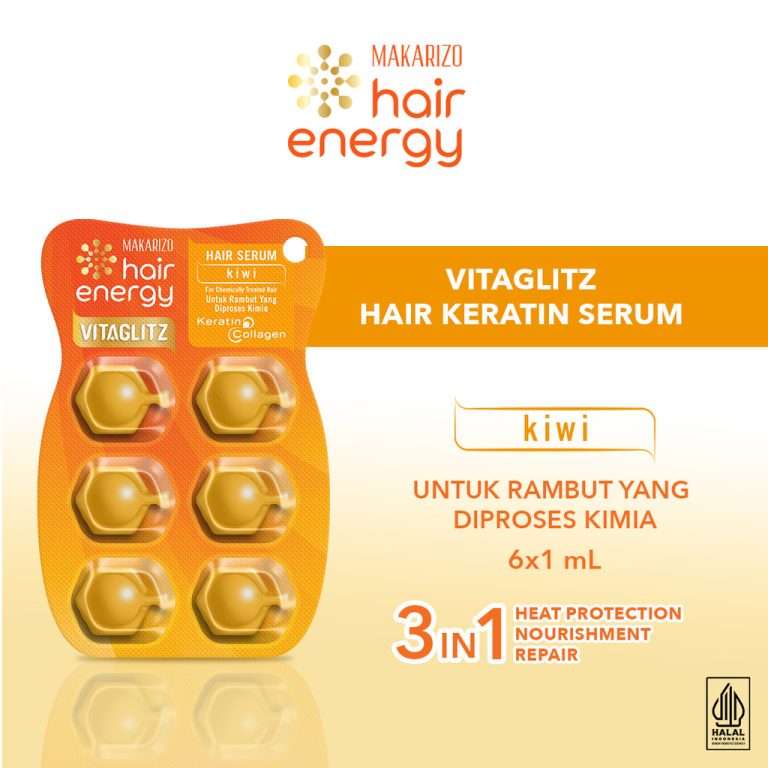 Makarizo Hair Energy Vitaglitz Hair Serum Kiwi 6x1ml
