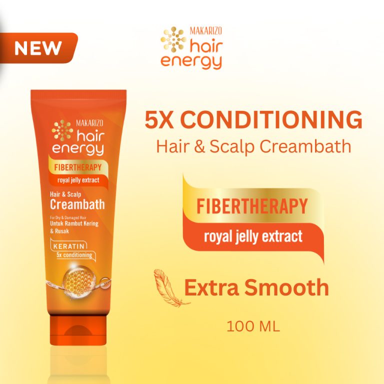 Makarizo Hair Energy Hair & Scalp Creambath Royal Jelly Tube 200ml