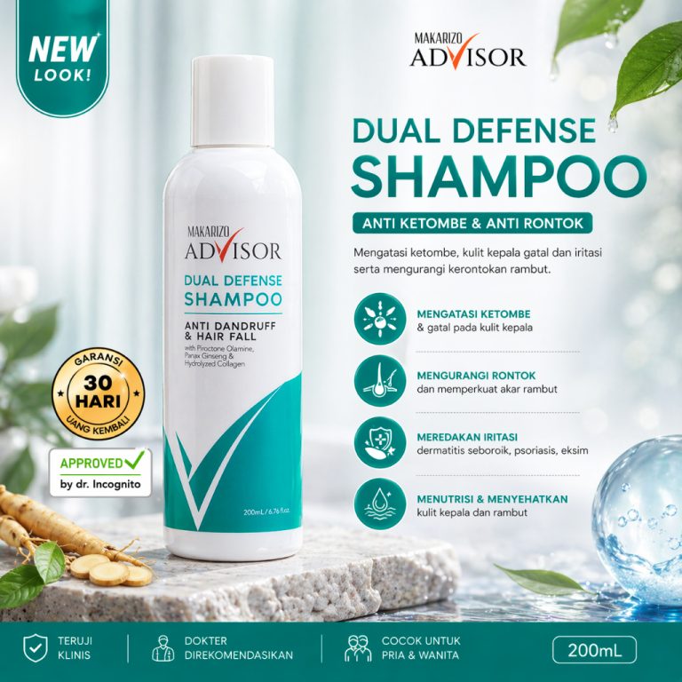 Makarizo Advisor Dual Defense Shampo 200ml