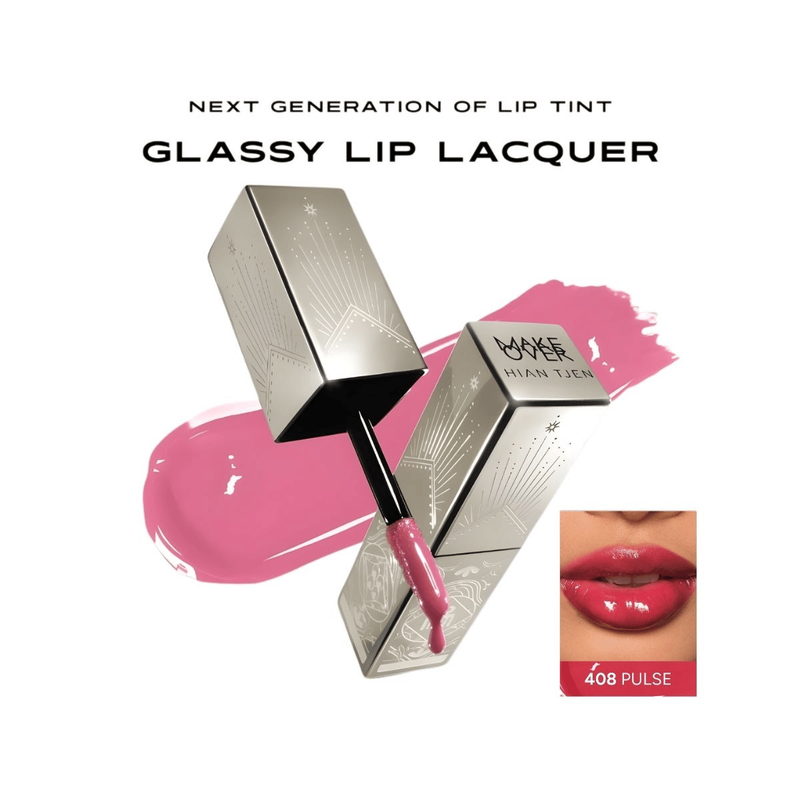 Make Over Glassy Lip Lacquer 408 Pulse
