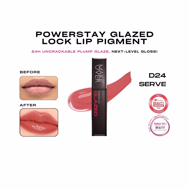 Make Over PowerStay Glazed Lock Lip Pigment D24