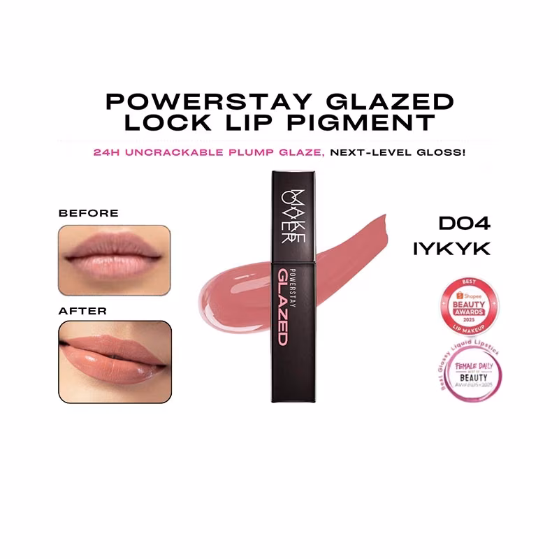 Make Over PowerStay Glazed Lock Lip Pigment D04
