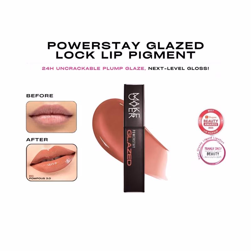 Make Over PowerStay Glazed Lock Lip Pigment D11