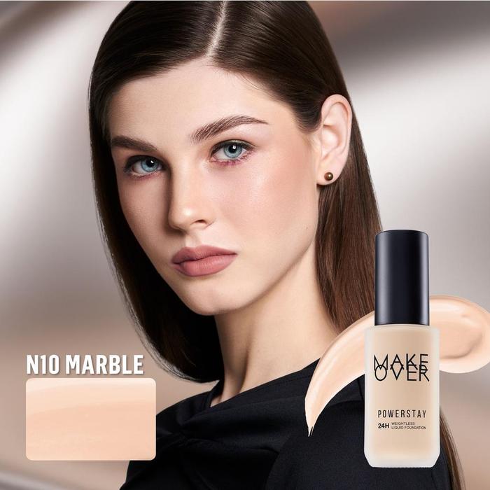 Make Over Powerstay 24H Weightless Liquid Foundation N10 Marble 40 Ml