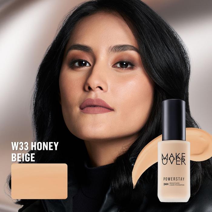 Make Over Powerstay 24H Weightless Liquid Foundation W33 Honey Beige 40 Ml