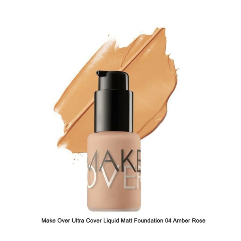 Make Over Ultra Cover Liquid Matt Foundation 04 Amber Rose 33 Ml (Pc(S))