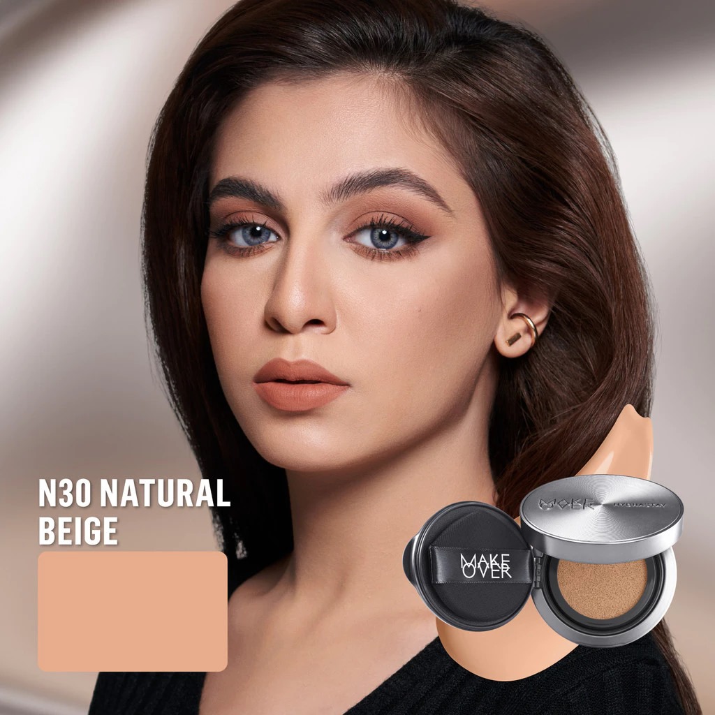 Make Over Hydrastay Prismatic Glass Cushion N30 Natural Beige