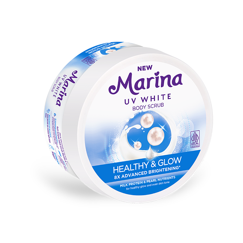 Marina UV White Healthy And Glow Body Scrub 185ml