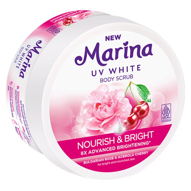 Marina UV White Bright And Fresh Body Scrub 185ml