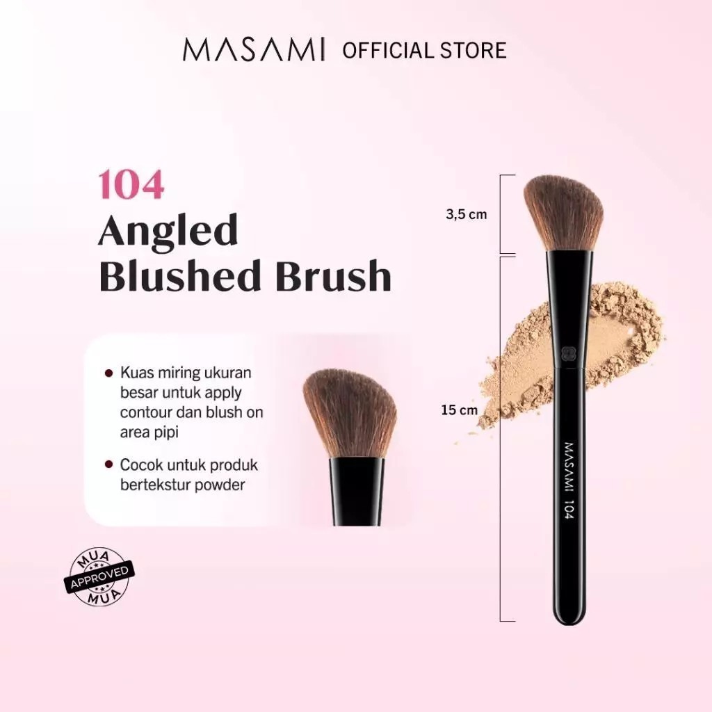 Masami 104 Angled Blush Brush 2.0