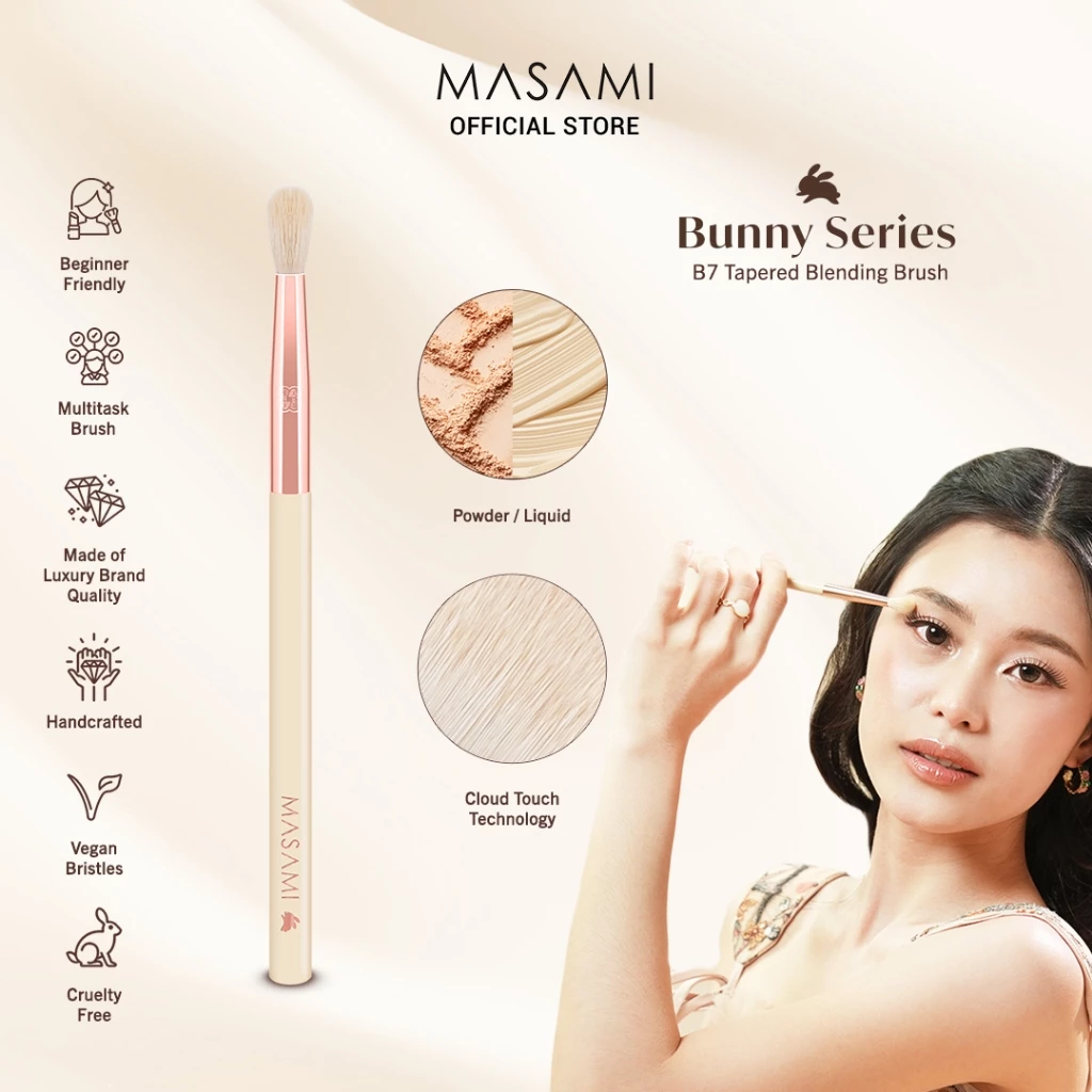 Masami B7 | Tapered Blending Brush – Bunny Brush