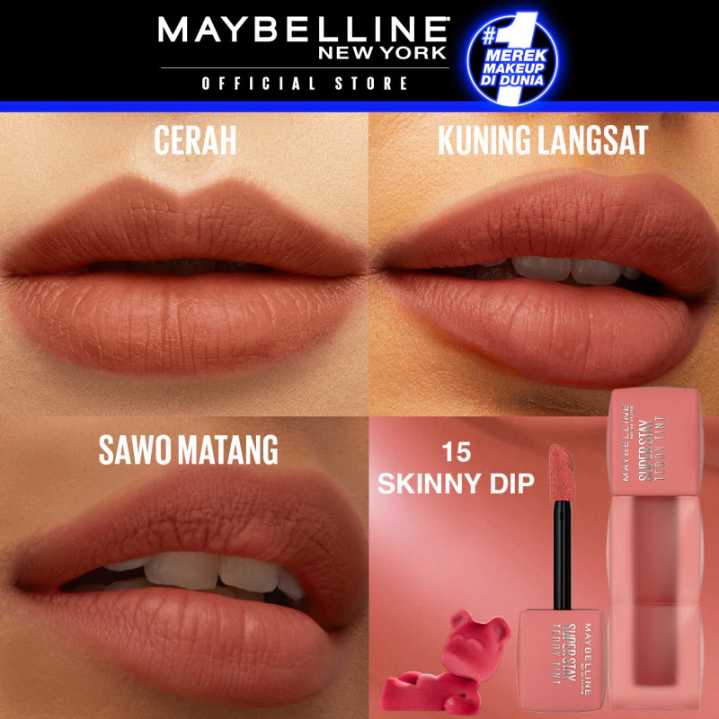 Maybelline Superstay Teddy Tint 15 Skinnydip -5Ml