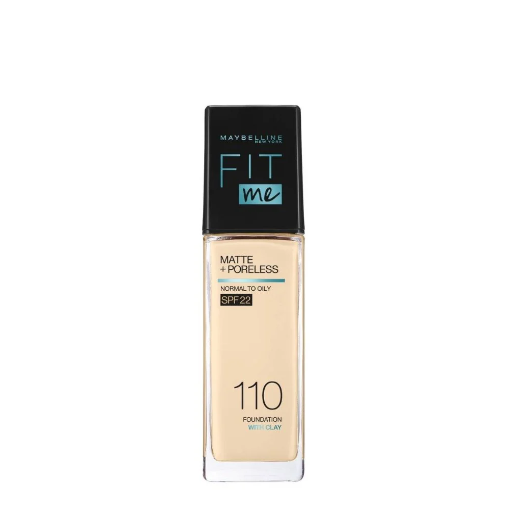 Maybelline Fit Me Matte And Poreless Liquid Matee Foundation 30ml Pump 110