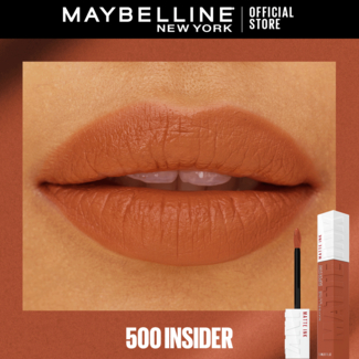Maybelline Superstay Matte Ink Liquid Matte Lipstik 500 Insider