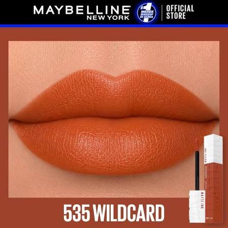 Maybelline Superstay Matte Ink Liquid Matte Lipstik 535 Wildcard
