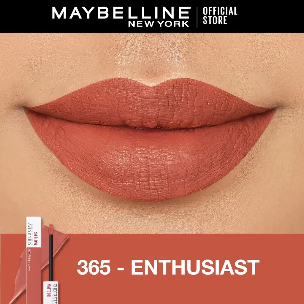 Maybelline Superstay Matte Ink Liquid Matte Lipstik 365 Enthusiast