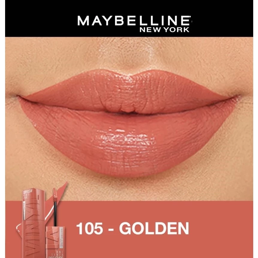 Maybelline Superstay Vinyl Ink 105 Golden