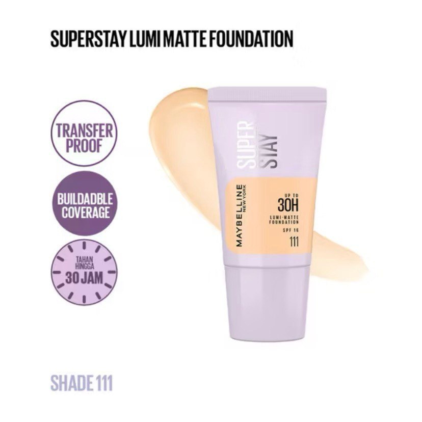 Maybelline Lumi-Matte Foundation Spf 16 111 18Ml