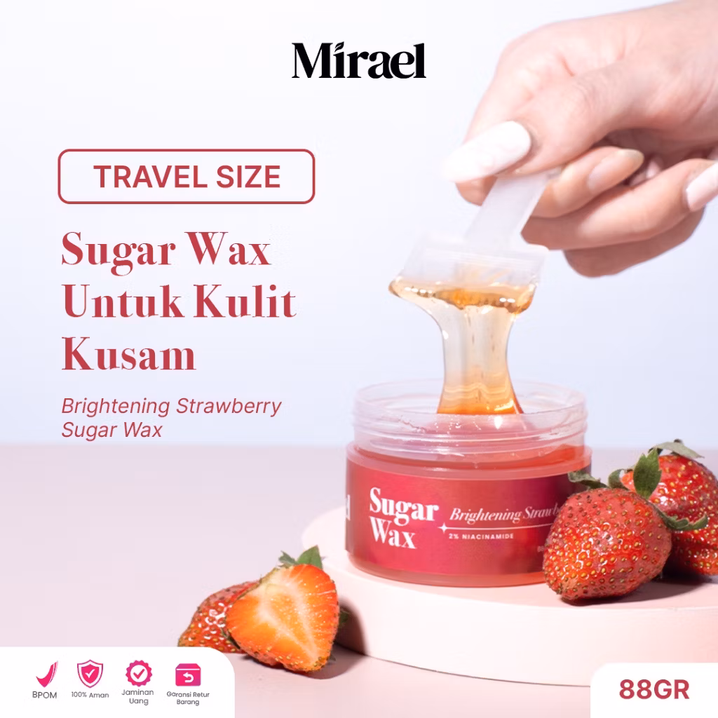 Mirael Sugar Wax Brightening Strawberry 88gr