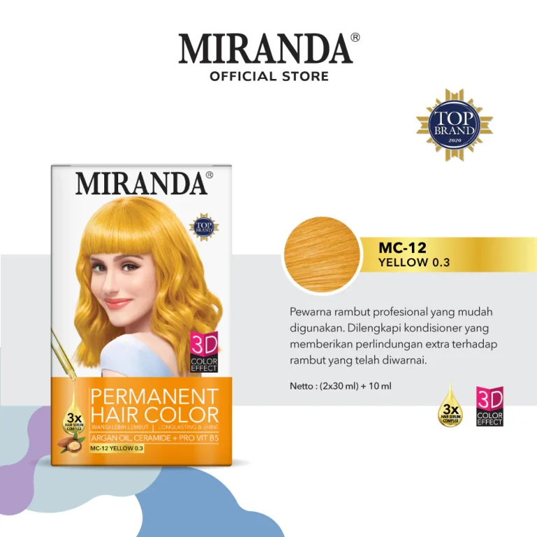 Miranda Hair Color Permanen 30 MC-12