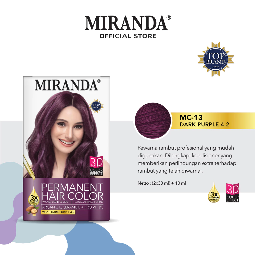 Miranda Hair Color Permanen 30 MC-13