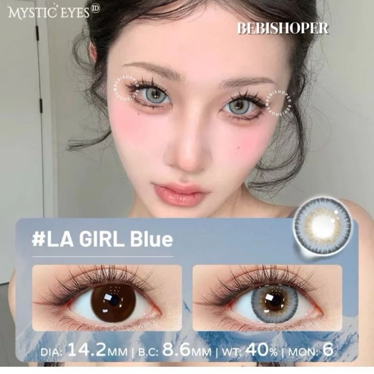 Mystic Eyes Biru Cherry Party La Girl Blue Zz1