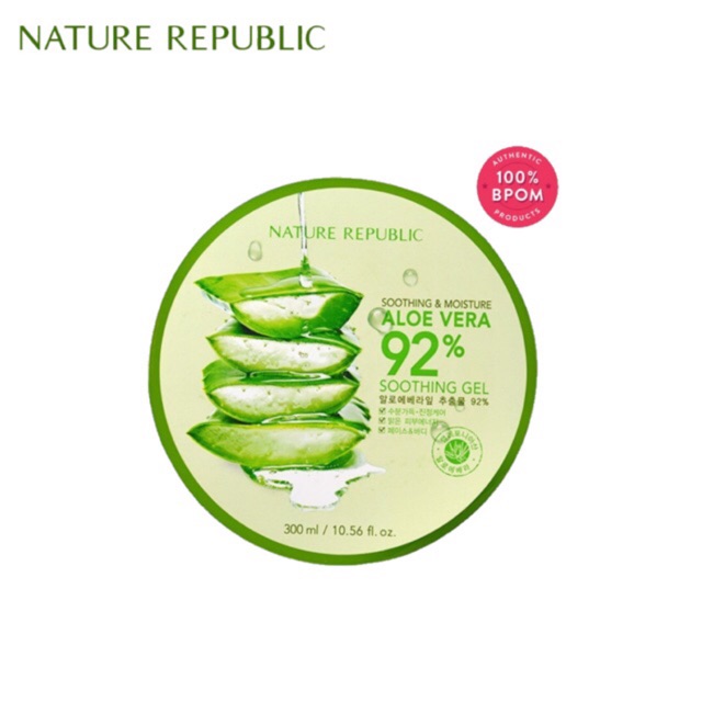 Nature Republic Aloe Vera 92% Soothing Gel 300Ml