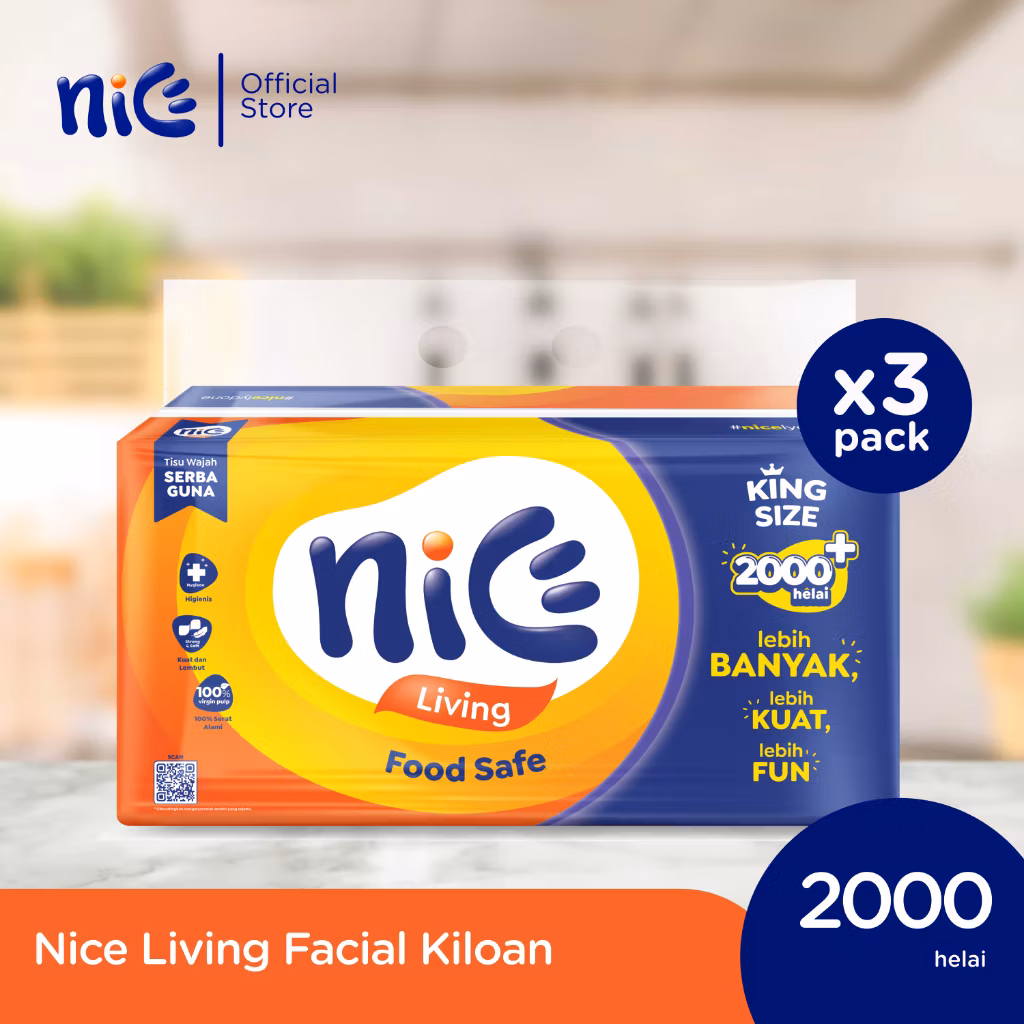Nice Living Facial Tisue Kiloan 2000 Helai