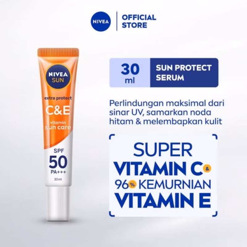 NIVEA SUN Extra Protect C & E Vitamin Sun Care SPF50 PA+++ 30ml