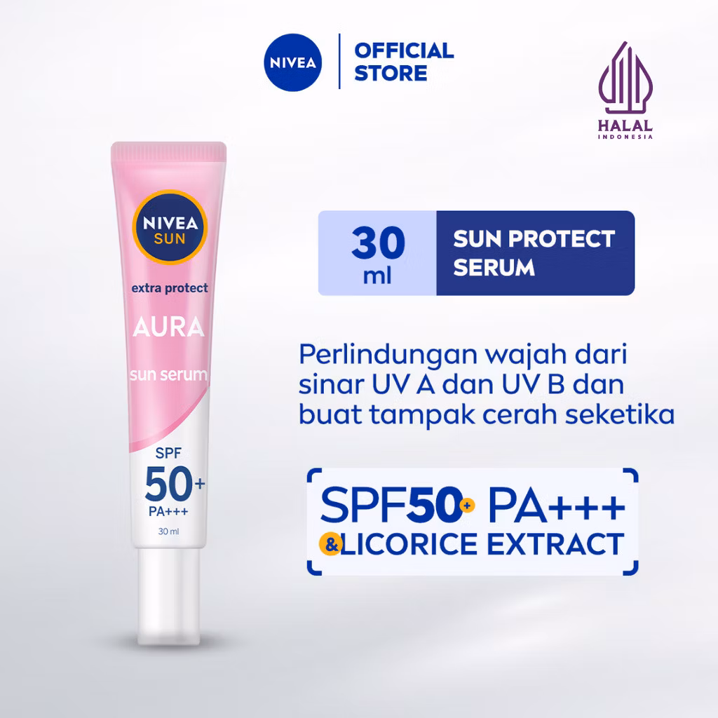NIVEA SUN Protect & White Instant Aura SPF50+ PA+++ Face Serum 30ml