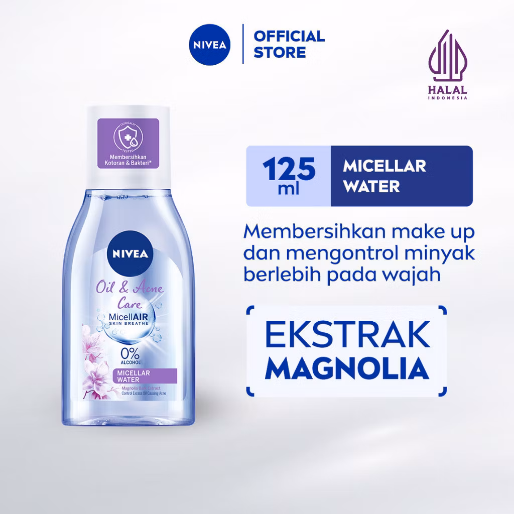 NIVEA Oil & Acne MicellAIR Skin Breathe Micellar Water 125ml