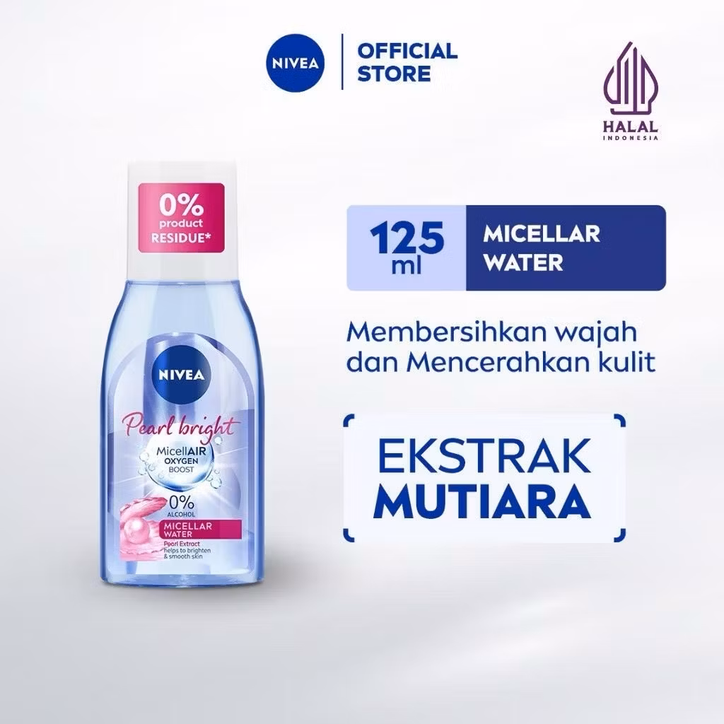 NIVEA Pearl Bright MicellAIR Micellar Water 125ml
